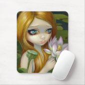 Tapis De Souris La "sirène sélectionnant Lotus fleurit" Mousepad (Avec souris)