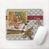 Tapis De Souris La souris coud (Avec souris)