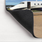 Tapis De Souris La Souris d'avion avec le Bombardier Challenger (Coin)