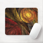 Tapis De Souris La spirale de la vie Art Abstrait Mousepad (Avec souris)
