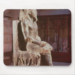 Tapis De Souris La statue de Khafre a couronné