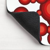 Tapis De Souris La stylisation de l'année 70 rouge (Coin)