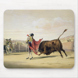 Tapis De Souris La Suerte de la Capa, 1865 (litho de couleur)