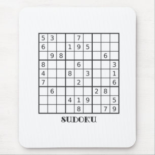 TAPIS DE SOURIS LA T.A.O. DE SOURIS DE SUDOKU
