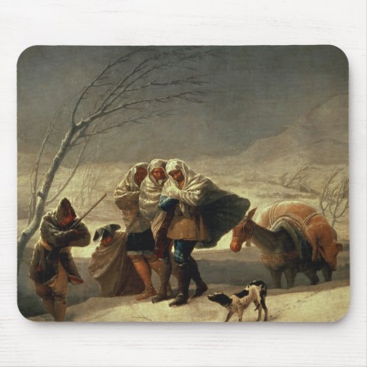 Tapis De Souris La tempête de neige, 1786-87 (Devant)