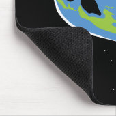Tapis De Souris La terre contre le trou noir (Coin)