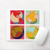 Tapis De Souris La terre d'art de bruit (Avec souris)