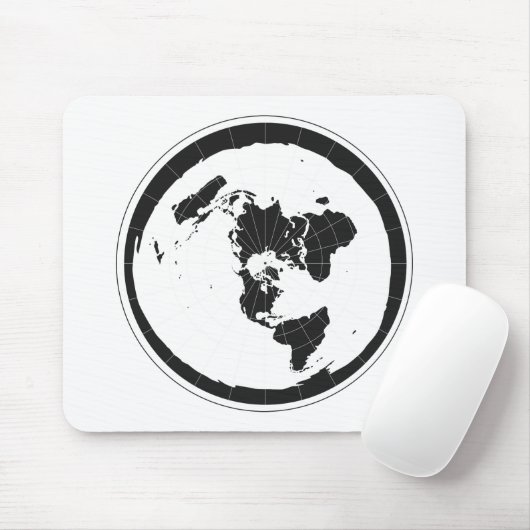 Tapis De Souris La terre plate Mousepad (Avec souris)