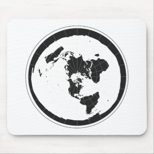 Tapis De Souris La terre plate Mousepad