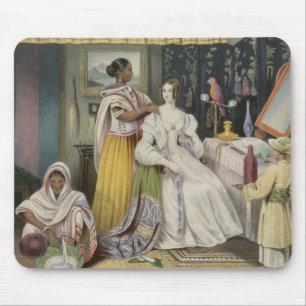 Tapis De Souris La toilette de jeune Madame, plaquent 2 'd'Inde