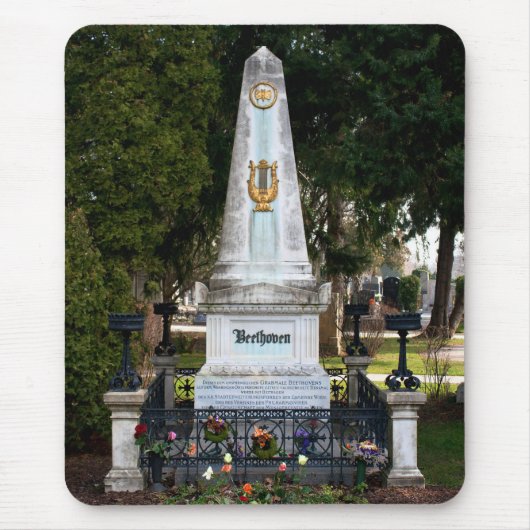 Tapis De Souris La tombe de Ludwig Van Beethoven (Devant)
