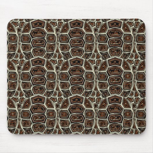 Tapis De Souris La tortue Brown Shell modèlent (Devant)