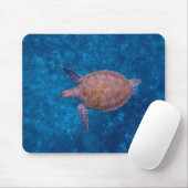 Tapis De Souris La tortue de mer de la Barbade (Avec souris)