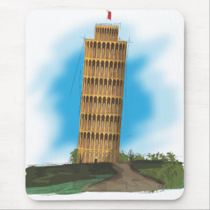 Tapis De Souris La tour penchée de Pise, Italie