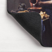 Tapis De Souris La trayeuse par Johannes Vermeer (Coin)