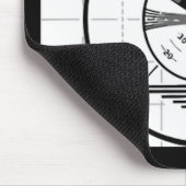Tapis De Souris La TV se déconnectent Mousepad (Coin)