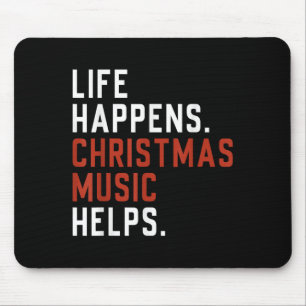 Tapis De Souris La vie arrive Musique de Noël aide Noël Enseigner
