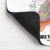 Tapis De Souris La Vie, C'Est Être Capable De Respirer Librement (Coin)