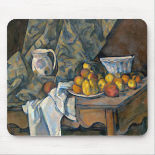 Tapis De Souris La vie de Paul Cezanne toujours avec des pommes