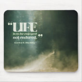 Tapis De Souris La Vie Doit Être Jouie (Devant)