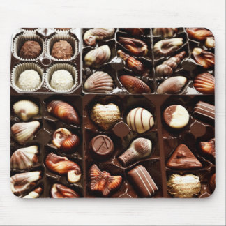Tapis De Souris La vie est comme une boîte de dessert de bonbon à