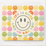 Tapis De Souris La Vie Est Cool Joyeuse Face Souriante Emoji Pad S<br><div class="desc">La Vie Est Cool Joyeuse Face Souriante Emoji Pad Souris</div>