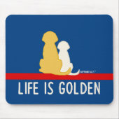 Tapis De Souris La vie est Golden Mouse Pad (Devant)