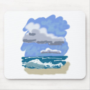 Tapis De Souris La vie est meilleure à la plage
