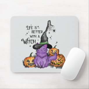 Tapis De Souris La Vie Est Meilleure Avec Une Sorcière