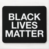 Tapis De Souris La vie noire importe (Devant)