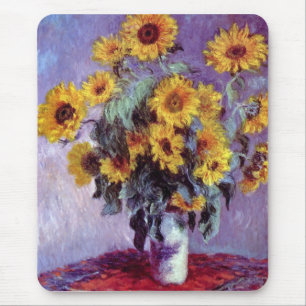 Tapis De Souris La vie toujours avec des tournesols par Claude