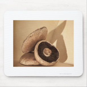 Tapis De Souris La vie toujours avec les champignons plats et