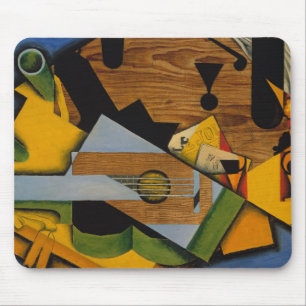 Tapis De Souris La vie toujours avec une guitare