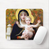 Tapis De Souris La Vierge de la Lily, Bouguereau (Avec souris)