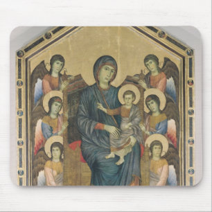 Tapis De Souris La Vierge et l'enfant dans la majesté