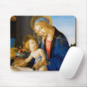 Tapis De Souris La Vierge et l'Enfant, Sandro Botticelli (Avec souris)