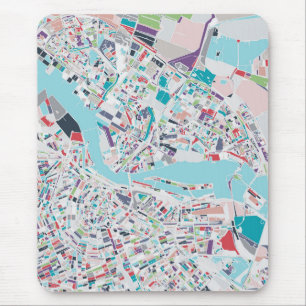 Tapis De Souris La ville d'Amsterdam
