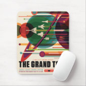 Tapis De Souris La visite grande - rétro affiche Mousepad de (Avec souris)