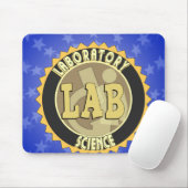 TAPIS DE SOURIS LAB BADGE LABORATOIRE SCIENCE (Avec souris)