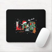 Tapis De Souris Lab Christmas Laboratory Technician Science Xmas S (Avec souris)