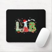 Tapis De Souris Lab Christmas Laboratory Technician Science Xmas S (Avec souris)