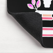 Tapis De Souris Lab Science Floral Microscope Biologist Science Va (Coin)