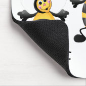 Tapis De Souris L'abeille détendent - souffle - déroulent (Coin)