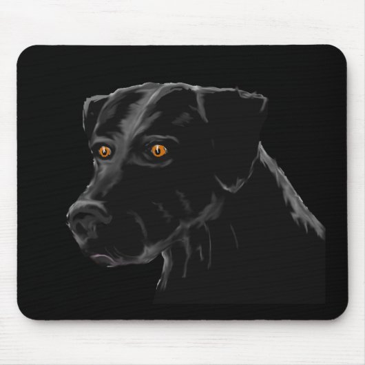 Tapis De Souris Laboratoire noir (Devant)