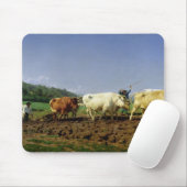 Tapis De Souris Labourant en Nivernais, 1849 (Avec souris)