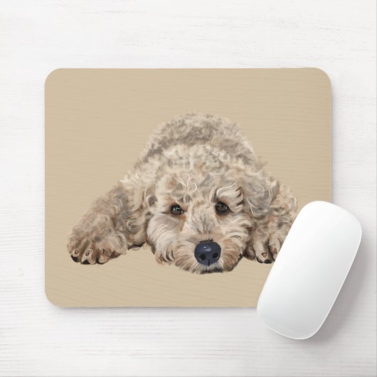 Tapis De Souris Labradoodle (Avec souris)