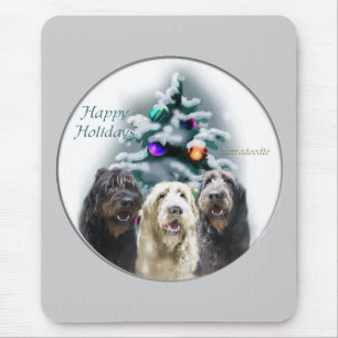 Tapis De Souris Labradoodle Cadeaux de Noël