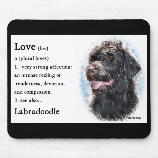 Tapis De Souris Labradoodle Cadfts (Devant)