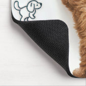 Tapis De Souris Labradoodle Doodle Avec Crayons (Coin)