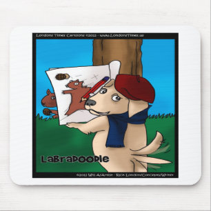 Tapis De Souris Labradoodle Drôle Cadeaux Tee - shirt Cartes de Mu